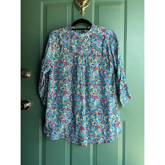 APNY Medium Multicolor Long Sleeve Blouse Size - Picture 7 of 8